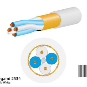 Mogami 2534 Mikrofonkabel, Neglex Quad, ? 6,0 mm, weiss, 50m Rolle - Image 1