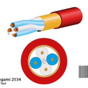 Mogami 2534 Mikrofonkabel, Neglex Quad, ? 6,0 mm, rot, 50m Rolle - Image 1