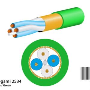 Mogami 2534 Mikrofonkabel, Neglex Quad, ? 6,0 mm, gr?n, 50m Rolle - Image 1