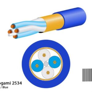Mogami 2534 Mikrofonkabel, Neglex Quad, ? 6,0 mm, blau, 50m Rolle - Image 1