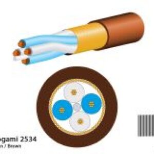 Mogami 2534 Mikrofonkabel, Neglex Quad, ? 6,0 mm, braun, 100m Rolle - Image 1