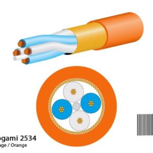 Mogami 2534 Mikrofonkabel, Neglex Quad, ? 6,0 mm, orange, 100m Rolle - Image 1