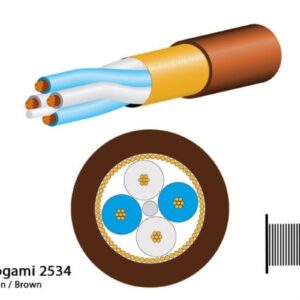 Mogami 2534 Mikrofonkabel, Neglex Quad, ? 6,0 mm, braun, 200m Spule - Image 1