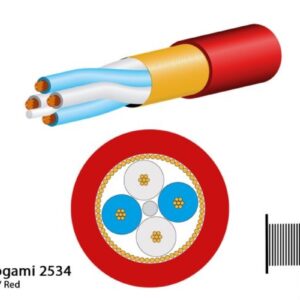 Mogami 2534 Mikrofonkabel, Neglex Quad, ? 6,0 mm, rot, 200m Spule - Image 1