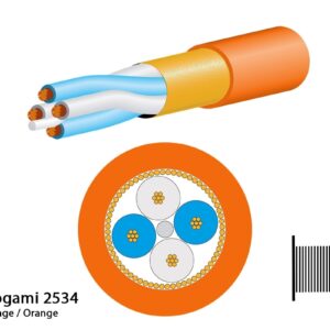 Mogami 2534 Mikrofonkabel, Neglex Quad, ? 6,0 mm, orange, 200m Spule - Image 1