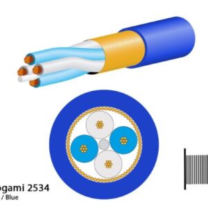 Mogami 2534 Mikrofonkabel, Neglex Quad, ? 6,0 mm, blau, 200m Spule - Image 1