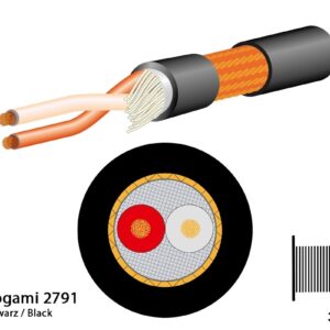 Mogami 2791 Mikrofonkabel, Broadcast, ? 5,5 mm, schwarz, per Meter - Image 1
