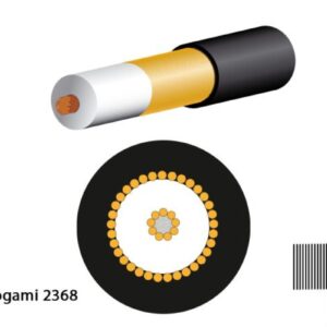 Mogami 2368 Mikrofonkabel, unsymmetrisch, ? 2,0 mm, schwarz, 200m Rolle