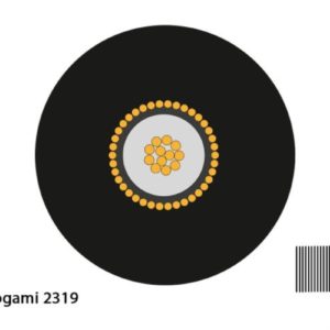 Mogami 2319 Gitarrenkabel, ? 5,0 mm, schwarz, 200m Rolle