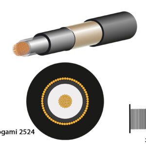 Mogami 2524 Gitarrenkabel, ? 6,0 mm, schwarz, per Meter - Image 1