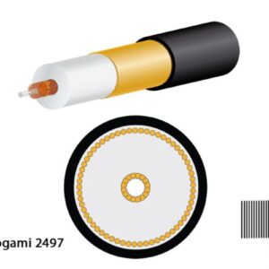 Mogami 2497 HiFi-Kabel, ? 8,0 mm, schwarz, 50m Rolle