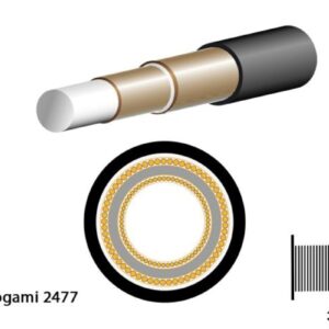 Mogami 2477 HiFi-Lautsprecherkabel, ? 8,0 mm, schwarz, per Meter