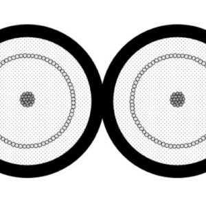 Mogami 2947 Miniaturkabel Koaxial, 75 Ohm, Dual-Version, ? 2 x 3,0 mm, schwarz, 305m Spule - Image 1