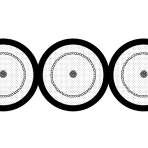 Mogami 3243 Miniaturkabel Koaxial, 75 Ohm, Triple-Version, 3 x ? 3,0 mm, schwarz, 305m Spule - Image 1
