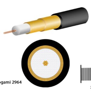 Mogami 2964 Koaxial, 75 Ohm, ? 4,8 mm, schwarz, per Meter - Image 1