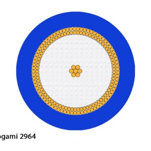 Mogami 2964 Koaxial, 75 Ohm, ? 4,8 mm, blau, per Meter - Image 1