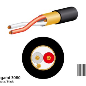 Mogami 3080 Digitalkabel, AES/EBU, 110 Ohm, ? 5.0 mm, schwarz, 100m Rolle - Image 1