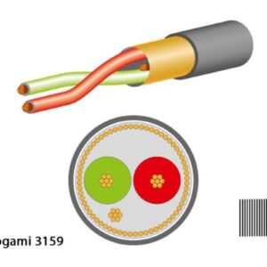 Mogami 3159 Digitalkabel, AES/EBU, Intern, 110 Ohm, ? 3.2 mm, grau, 100m Rolle - Image 1