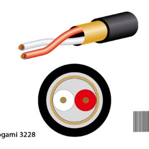 Mogami 3228 Digitalkabel, AES/EBU, Compact, 110 Ohm, ? 4.8 mm, schwarz, 100m Rolle - Image 1