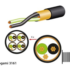 Mogami 3161 Multicore-Kabel, digital, 110 Ohm, 4-Kanal, ? 10.5 mm, schwarz, 300m Holztrommel - Image 1