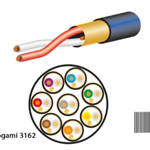 Mogami 3162 Multicore-Kabel, digital, 110 Ohm, 8-Kanal, ? 13.8 mm, schwarz, 200m Rolle - Image 1