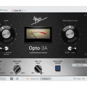 Apogee FX Opto-3A - Vintage Compressor/Limiter