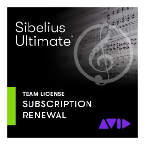 Sibelius Ultimate TEAM Jahresabonnement Verl?ngerung Education