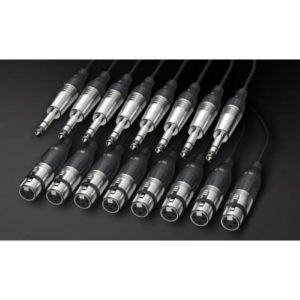 ALVA Analog Multicore Kabel, 8x XLR female / 8x TRS, 5m