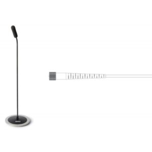 4098 CORE Tisch-Mikrofon, Superniere, Schwarz, MicroDot, 43cm
