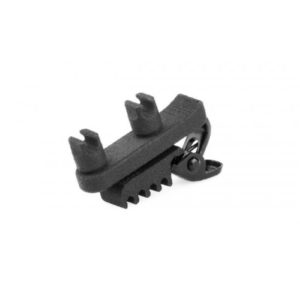 2-way Double Clip f?r Lavalier, Schwarz