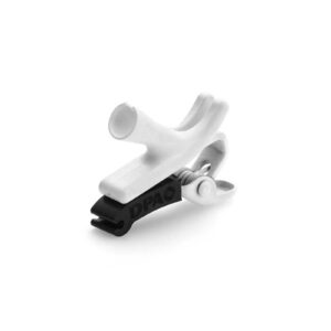 Clip gebogen f?r Lavalier, Weiss