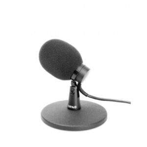 4018 Tischmikrofon, Superniere, Schwarz, 5cm, XLR