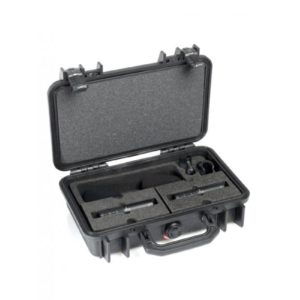 2011C Stereo-Paar mit Clips und Windschutz in Peli Case