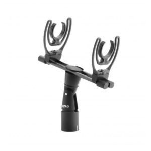 Shock Mount zweifach f?r St?bchenmikrofone