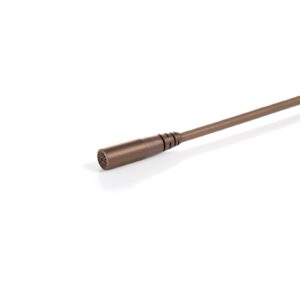 6061 CORE Omni Subminiature Mic, Loud SPL, Braun, TA4F Mini-XLR