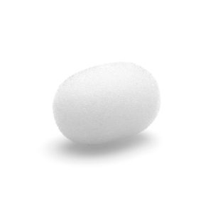 Subminiature Foam Windschutz, Weiss, 5 Stk.