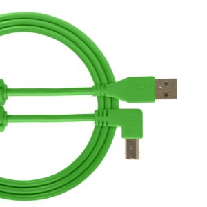 UDG U95004GR UDG AUDIO CABLE USB 2.0 A-B GRN ANGLED 1M - Image 1